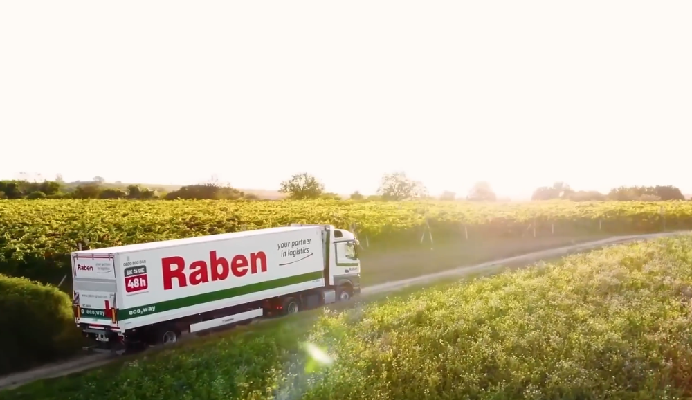 camion Raben Romania